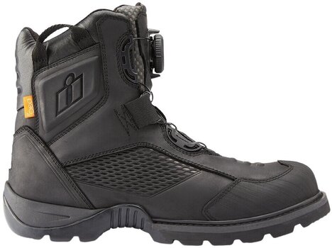 Moottoripyöräsaappaat ICON Stormhawk WP Boots Black 45,5 Moottoripyöräsaappaat - 3