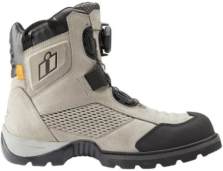 Motoristični čevlji ICON Stormhawk WP Boots Grey 43,5 Motoristični čevlji - 3