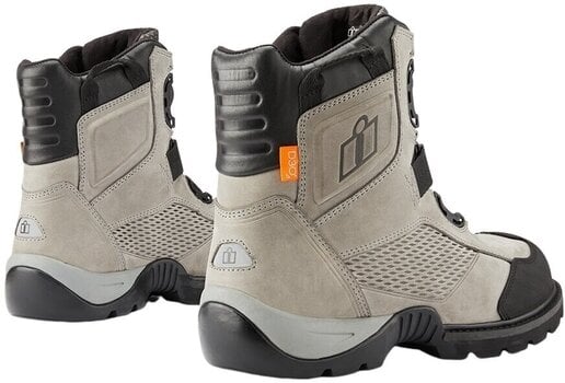 Motorcycle Boots ICON Stormhawk WP Boots Grey 47 Motorcycle Boots - 2