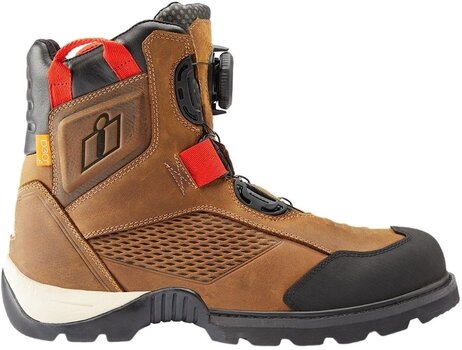 Motorcycle Boots ICON Stormhawk WP Boots Brown 39 Motorcycle Boots - 3