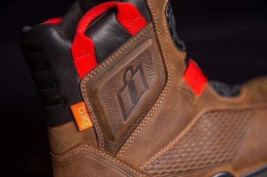 Motociklističke čizme ICON Stormhawk WP Boots Brown 42 Motociklističke čizme - 4