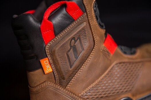 Motorcykelstövlar ICON Stormhawk WP Boots Brown 45 Motorcykelstövlar - 4