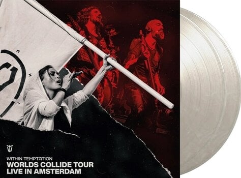 Disco in vinile Within Temptation - Worlds Collide Tour - Live In Amsterdam (White Coloured) (2 LP) - 2