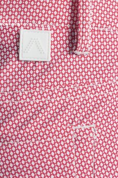 Kratke hlače Alberto Mona-K Revolutional Print WR Red/White 30 - 4