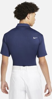 Риза за поло Nike Dri-Fit Tour Mens Solid Golf Polo Midnight Navy/White XL - 2