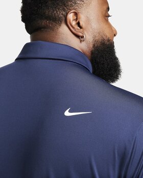 Риза за поло Nike Dri-Fit Tour Mens Solid Golf Polo Midnight Navy/White XL - 12