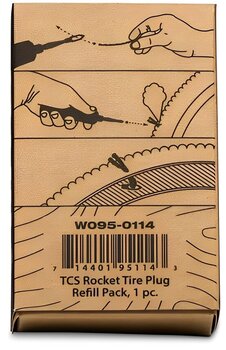 Conjunto de reparação de bicicletas WTB TCS Rocket Tire Plug Pack - 4