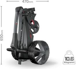 Electric Golf Trolley Motocaddy M1 DHC 2024 Black Electric Golf Trolley - 6
