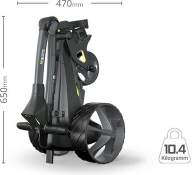 Elektrický golfový vozík Motocaddy M3 GPS 2024 Black Elektrický golfový vozík - 7