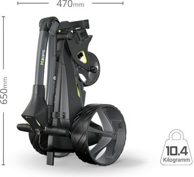 Elektrotrolley Motocaddy M3 GPS 2024 Black Elektrotrolley - 7