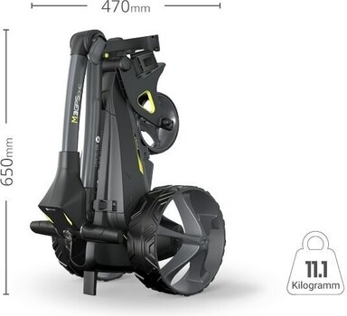 Wózek golfowy elektryczny Motocaddy M3 GPS DHC 2024 Black Wózek golfowy elektryczny - 7