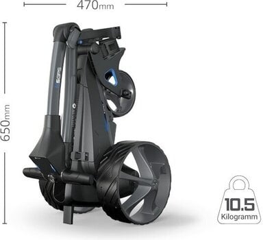 Chariot de golf électrique Motocaddy M5 GPS 2024 Black Chariot de golf électrique - 7