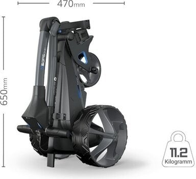 Chariot de golf électrique Motocaddy M5 GPS DHC 2024 Black Chariot de golf électrique (Juste déballé) - 7