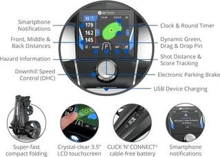Electric Golf Trolley Motocaddy M5 GPS DHC 2024 Black Electric Golf Trolley - 7