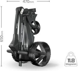 Electric Golf Trolley Motocaddy M-Tech 2024 Black Electric Golf Trolley - 6