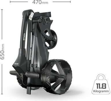 Elektrický golfový vozík Motocaddy M-Tech 2024 Black Elektrický golfový vozík - 7