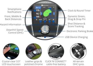 Electric Golf Trolley Motocaddy M-Tech 2024 Black Electric Golf Trolley - 7