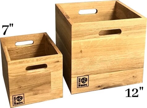 Laatikko vinyylilevyille Music Box Designs 7 inch Vinyl Storage Box- ‘Singles Going Steady' Whole Lotta Rosewood Box Laatikko vinyylilevyille - 3