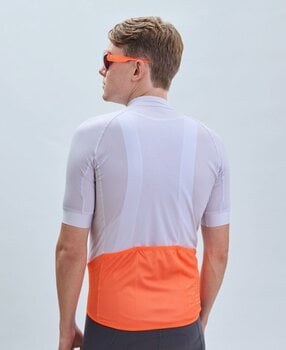 Maglietta ciclismo POC Essential Road Logo Jersey Zink Orange/Granite Grey 2XL - 4