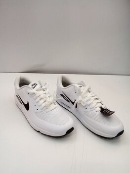Chaussures de golf pour hommes Nike Air Max 90 G White/Black 44,5 (Déjà utilisé) - 2