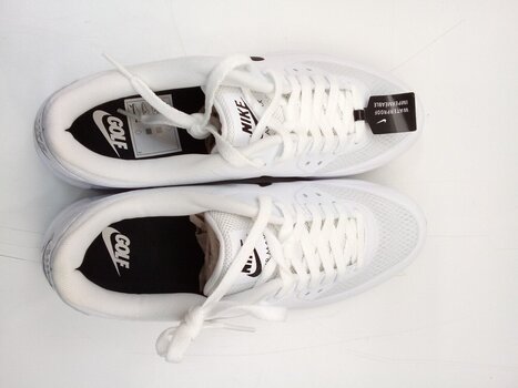 Pantofi de golf pentru bărbați Nike Air Max 90 G White/Black 44,5 (Folosit) - 7