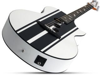 elektroakustisk guitar Schecter DJ Ashba Acoustic SW Satin White elektroakustisk guitar - 2