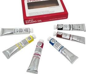 Tempera ad olio Lukas Studio Set di colori ad olio 6 x 20 ml - 4