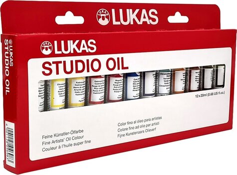 Olajfesték Lukas Studio Oil Paint Wooden Box Olajfestékek készlete 12 x 20 ml - 3