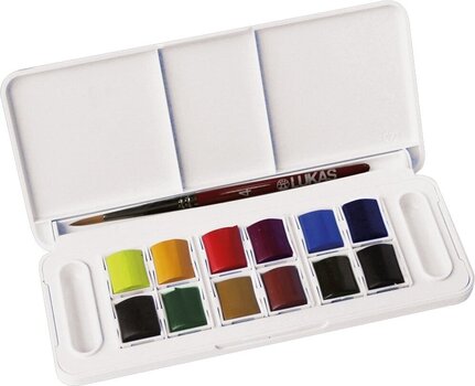 Akvarelna barva Lukas Aquarell Studio Watercolor Paint Plastic Travel Box Set akvarelnih barv 12 kos. - 5