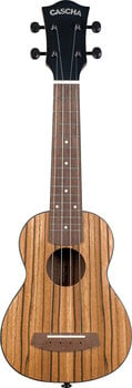 Szoprán ukulele Cascha Soprano Ukulele Zebra Wood Szoprán ukulele Natural - 2