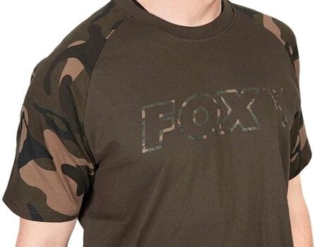 Maglietta Fox Maglietta Khaki/Camo Outline T-Shirt - 3XL - 7