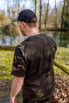 Koszulka Fox Koszulka Khaki/Camo Outline T-Shirt - 3XL - 13