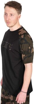 Horgászpóló Fox Horgászpóló Black/Camo Outline T-Shirt - S - 2