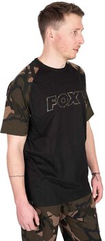 Angelshirt Fox Angelshirt Black/Camo Outline T-Shirt - S - 3