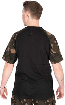 Horgászpóló Fox Horgászpóló Black/Camo Outline T-Shirt - S - 4