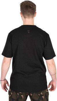 Horgászpóló Fox Horgászpóló Black/Camo Logo T-Shirt - S - 4