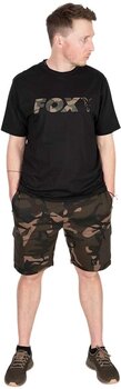 Horgászpóló Fox Horgászpóló Black/Camo Logo T-Shirt - S - 5