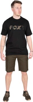 Tricou Fox Tricou Black/Camo Logo T-Shirt - S - 8