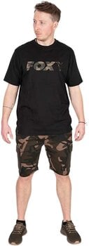 Μπλούζα Fox Μπλούζα Black/Camo Logo T-Shirt - XL - 6