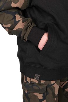 Mikina Fox Mikina LW Black/Camo Split Zip Hoody - S - 4