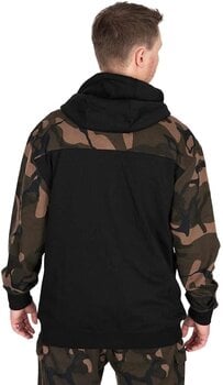 Sudadera Fox Sudadera LW Black/Camo Split Zip Hoody - M - 3