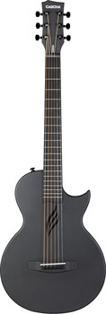Guitare acoustique Cascha Carbon Fibre Acoustic Guitar Black Matte - 2