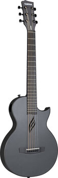 Akustikgitarre Cascha Carbon Fibre Acoustic Guitar Black Matte - 4