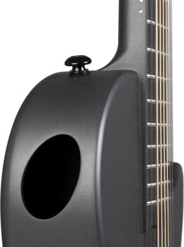 Folk Guitar Cascha Carbon Fibre Acoustic Guitar Black Matte - 7