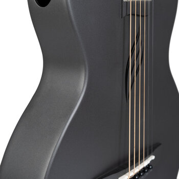 Guitare acoustique Cascha Carbon Fibre Acoustic Guitar Black Matte - 8