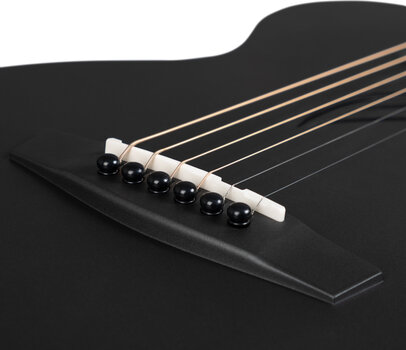 Guitare acoustique Cascha Carbon Fibre Acoustic Guitar Black Matte - 9