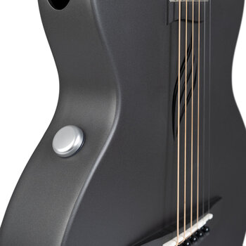 Speciell akustisk-elektrisk gitarr Cascha Carbon Fibre Electric Acoustic Guitar Black Matte - 8