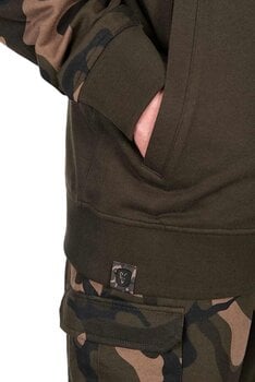 Mikina Fox Mikina LW Khaki/Camo Split Zip Hoody - S - 5