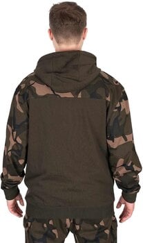 Huvtröja Fox Huvtröja LW Khaki/Camo Split Zip Hoody - S - 8