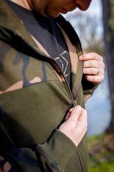 Sudadera Fox Sudadera LW Khaki/Camo Split Zip Hoody - S - 12